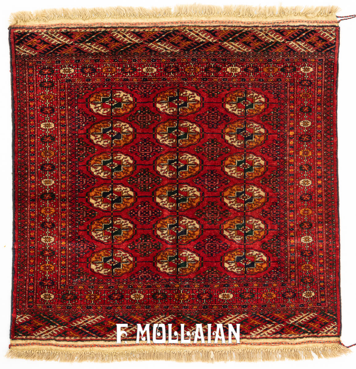 Bukhara Rug Brick Red (103x102 cm)
